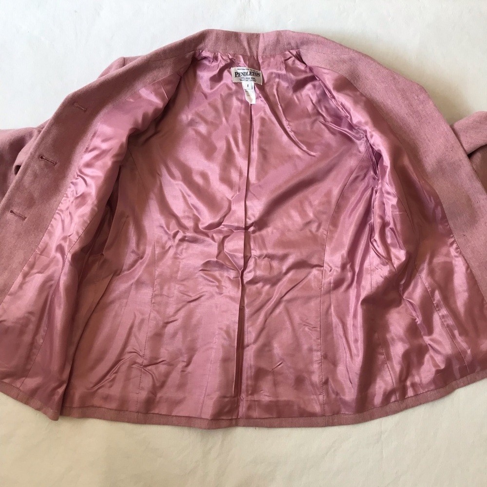 Pendleton Pink Wool Blazer - Picture 11 of 12